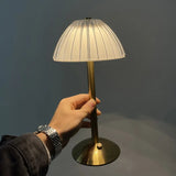 Crystal Metal Cordless Table Lamp