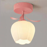 French Tiffany Simple Mini Flower Ceiling Light