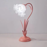 Vintage adjustable flower table lamp